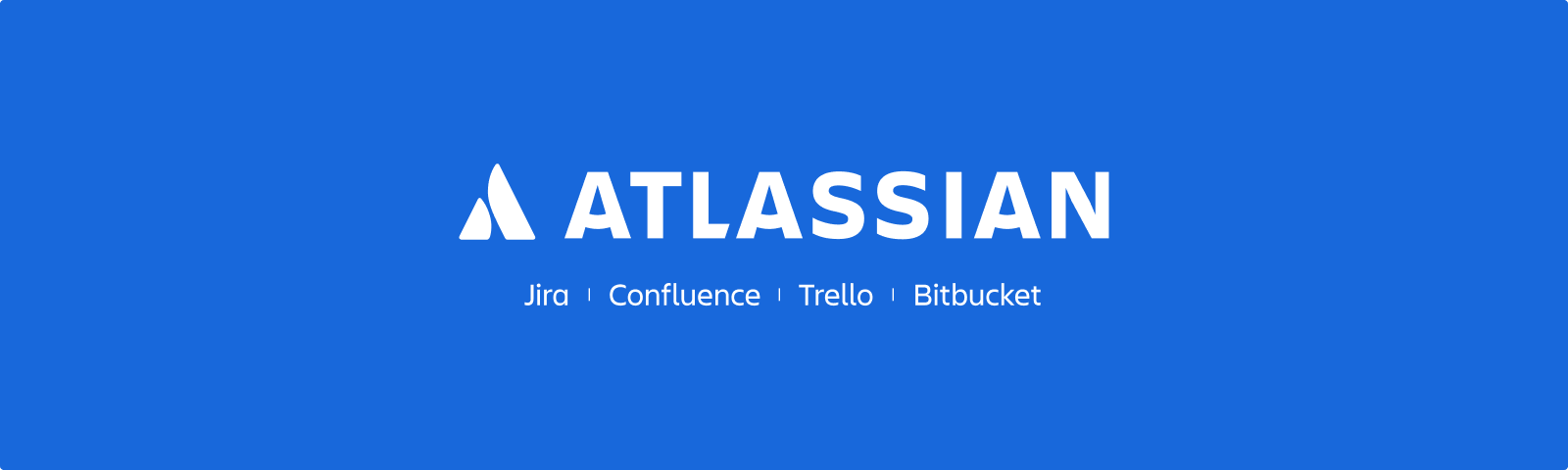 The official Atlassian wordmark beside its blue symbol