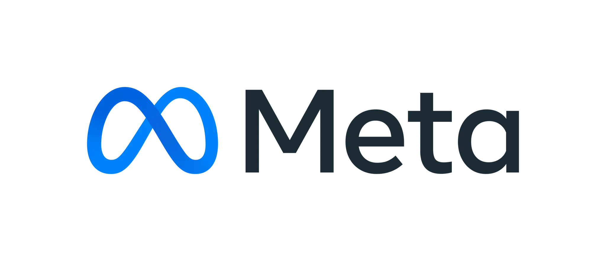 Original official Meta corporate logo distributed by Meta Newsroom
